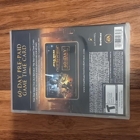 Star Wars Old Republic 60 Day Game Time Card - Picture 2 of 2